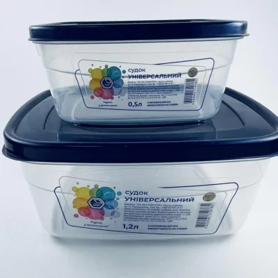 89 - Судок 0,5л ТМ Народний продукт (66шт. в ящику)