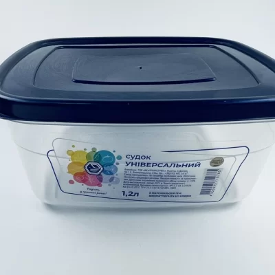91 - Судок 1,2л  ТМ Народний продукт (40шт. в ящику)