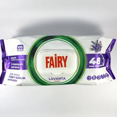 Вологі серветки для прибирання Fairy 100 шт клапан (12 шт/ящ)