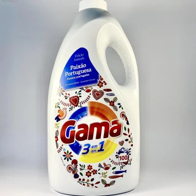 Гель для прання Gama 4,5 л 3 в 1 Свіжість, Укр.мотиви,Квіти  (100 пр.) ( 2 шт / ящ): Іспанія