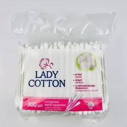 LADY COTTON Пал.ватні в поліе.пакеті 300шт(50шт/ящ)