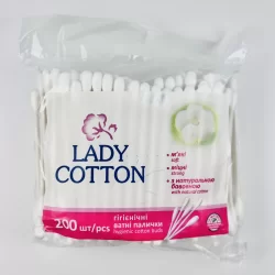 LADY COTTON Пал.ватні в поліе.пакеті 200шт(50шт/ящ)