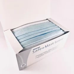 Маски медичні Safe+Mask Economy, БЛАКИТНІ (50 шт/уп; 10 уп/ящ)
