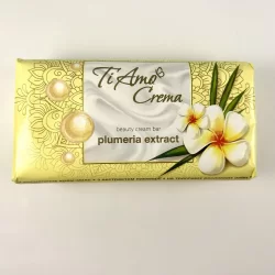 Мило туалетне тверде TI AMO CREMA з екстрактом плюмерії 125 г (48 шт/ящ)