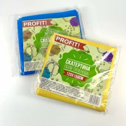 Скатертина Profit поліетиленова 120×150 см (150 шт/ящ)