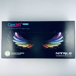 Рукавица нитрил черная M CARE365  (50 пар в упаковке; 10 уп. в ящике)