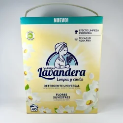 Порошок для прання Lavandera Universal Білі квіти 2,2 кг (40 пр) КОРОБКА: Іспанія