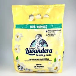 Порошок для прання Lavandera Universal Білі квіти 2 кг ЕКОПАК (40 пр) Іспанія ( 4 шт / ящ )