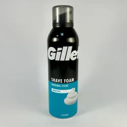 Піна для гоління Gillette Sensitive зелена, Original червона  200 мл(6шт/сп)