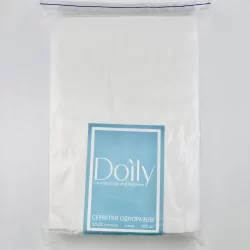 Серветки в пачці Doily 30см*20см (100шт/уп) спанлейс 40гр/м2; сітка