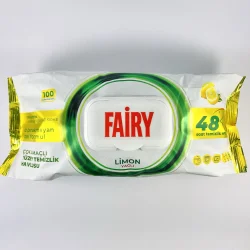 Вологі серветки для прибирання Fairy 100 шт клапан (12 шт/ящ)