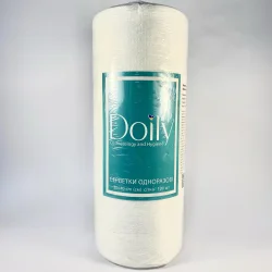 Салфетка в рулоне Doily 30 см.*40 см. (100 шт. в упаковке) спанлейс 40 гр./м2; сетка