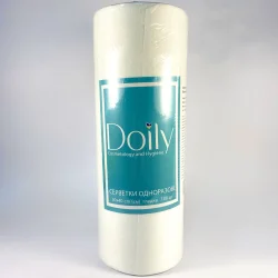 Салфетка в рулоне Doily 30 см.*40 см. (100 шт. в упаковке) спанлейс 40 гр./м2; гладкая