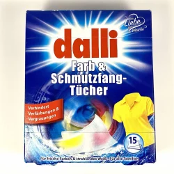 Салфетки для стирки Color Dalli 15шт (12шт/ящ)