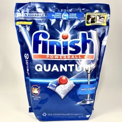 Засіб для миття посуду в посудомийних машинах Finish QUANTUM ( 60 капсул) пакет (6уп/ящ)