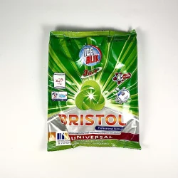 0928/Порошок для прання BRISTOL(зелена упак.UniversalConcentrateТМIceBlik 250 гр (16шт/кор64шт/ящ)