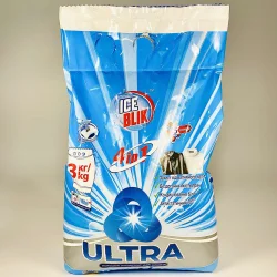 0917/Порошок для прання ULTRA Universal ТМIceBlik 3кг (5шт/ящ)