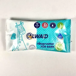 Вологi серветки ТМ ALWAID 15 шт (100шт/ящ)