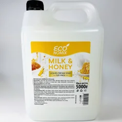 Жидкое мыло ТМ Economix Coconut splash/Milk Honey 5000г(канистра)