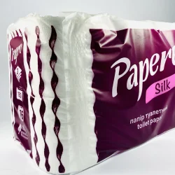 Туалетний папір целюлозний Papero Silk 3 ш. 16 рул (3шт/м)